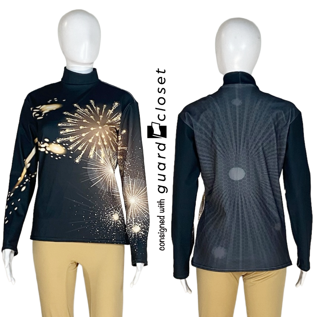 30 Black Gold Burst Performance Tops by Digital Performance Gear