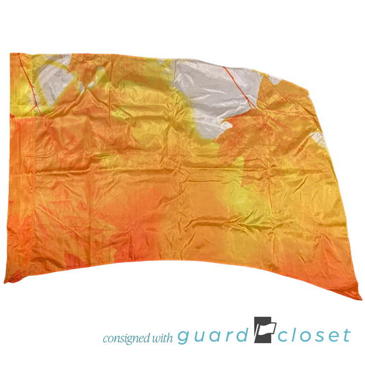 15 Orange Gold Autumn Leaf Flags by Digital Performance Gear