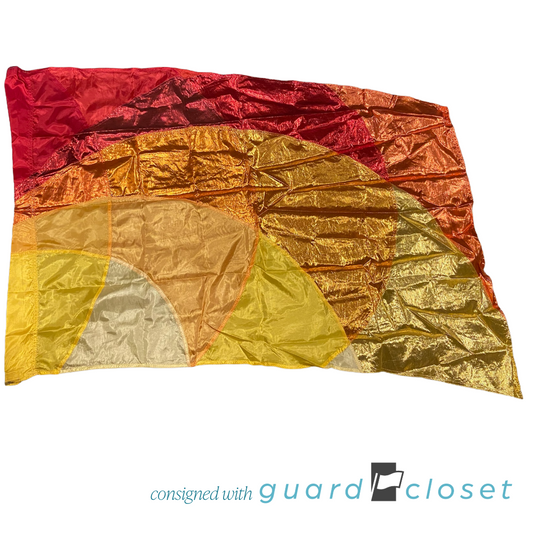 13 Warm Colors Arc Flags by Band Shoppe
