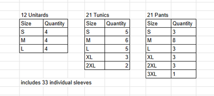 33 Green Unitards Tunics and Pants by A Wish Come True