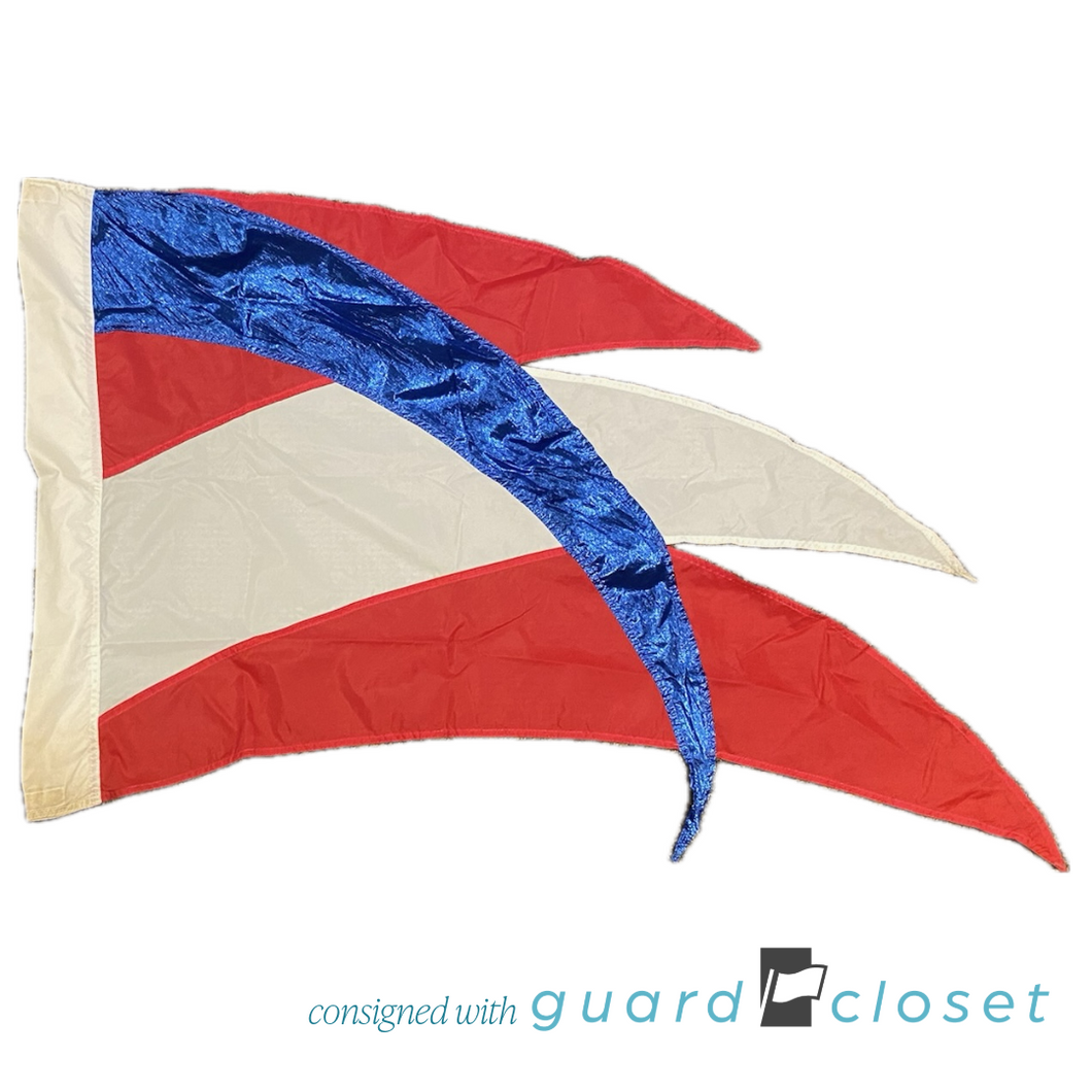 5 Red White Blue Patriotic Band Shoppe Flags