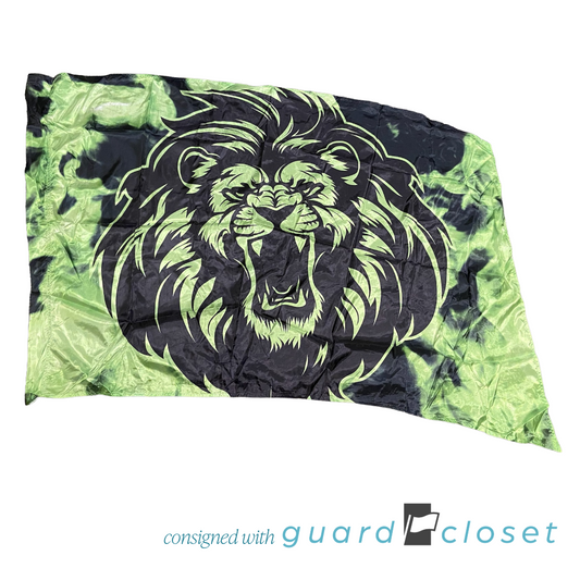 10 Green Black Roaring Lion Scar Lion King Flags by Band Shoppe