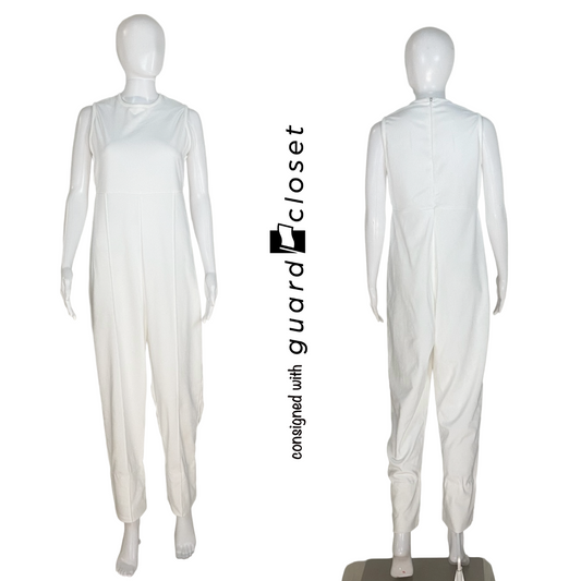 20 Solid White Sleeveless Jumpsuits by Dance Sophisticates