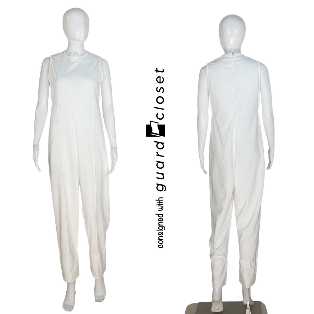 20 Solid White Sleeveless Jumpsuits by Dance Sophisticates