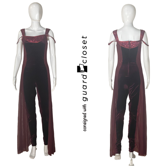 19 Maroon Tank Unitards by Dance Sophisticates