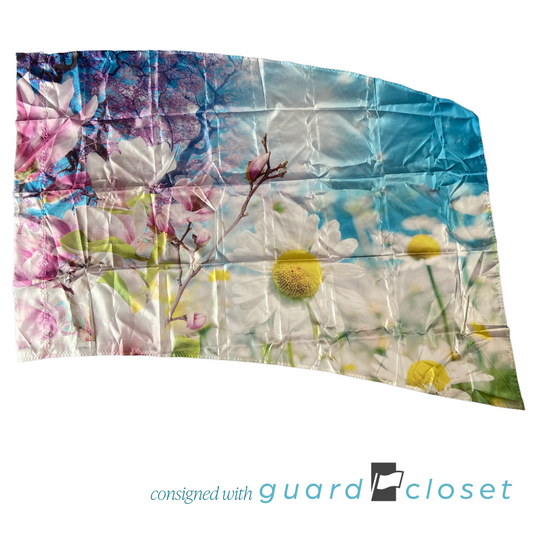 11 Multicolor Spring Flower Flags 561310 by Band Shoppe