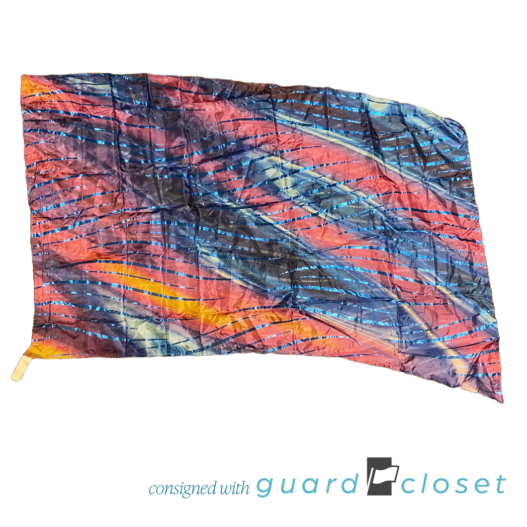 12 blue orange red Genesis flags by StylePlus