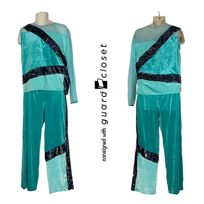 5 Aqua Looking Through You G710 Unitards by A Wish Come True