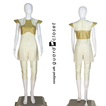 24 Varied Ivory Gold Unitards by Band Hall