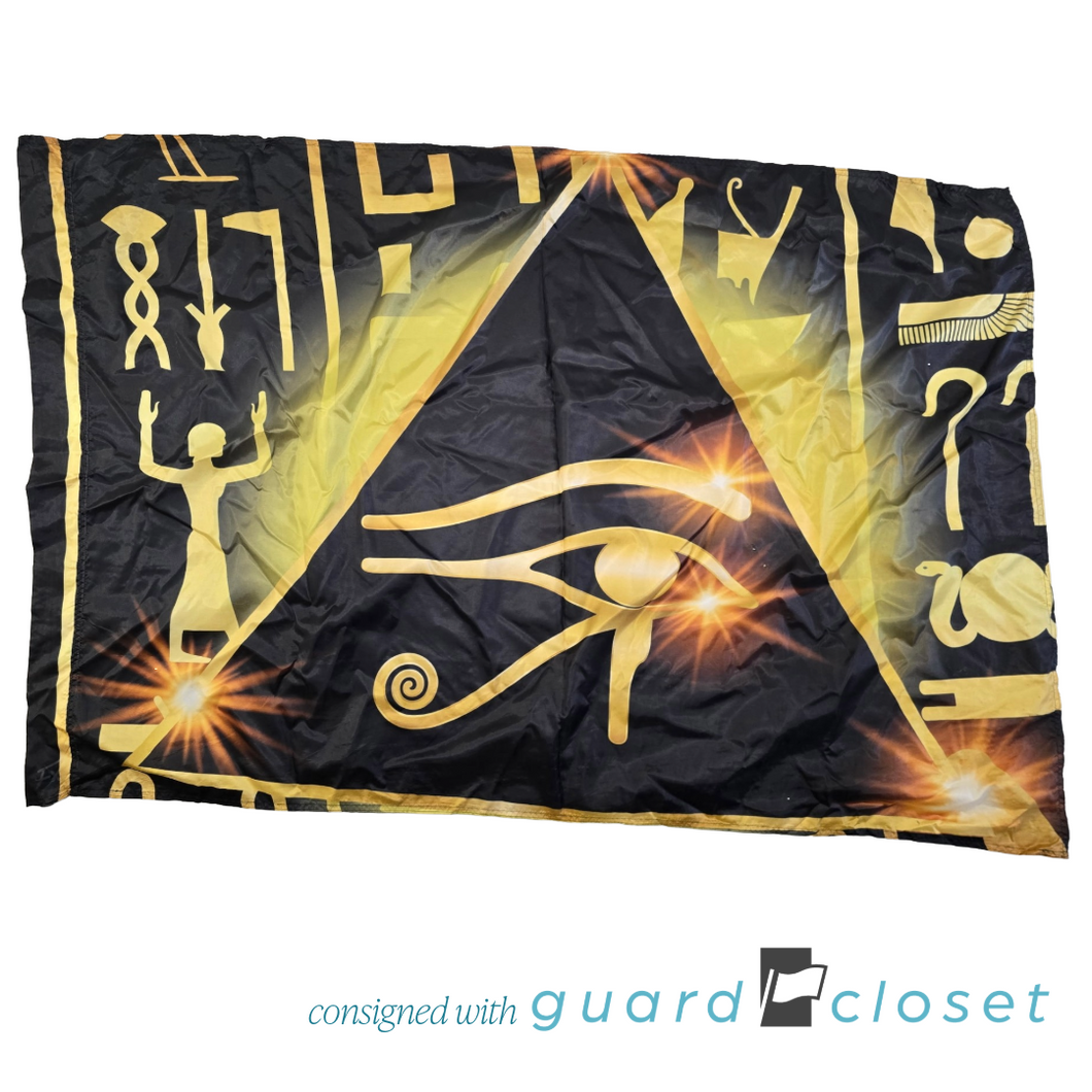 19 Black Gold Ancient Egypt Flags