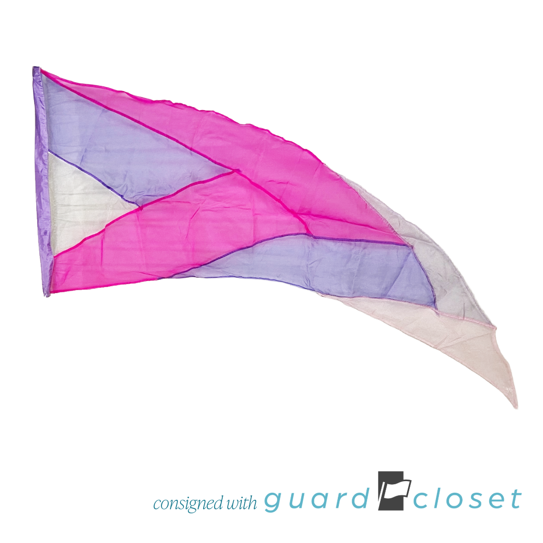 7 Pink Purple Flags