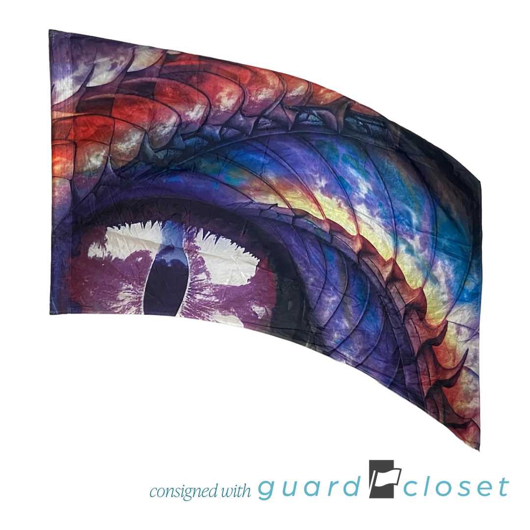 15 Multi Color Dragon Eye Flags