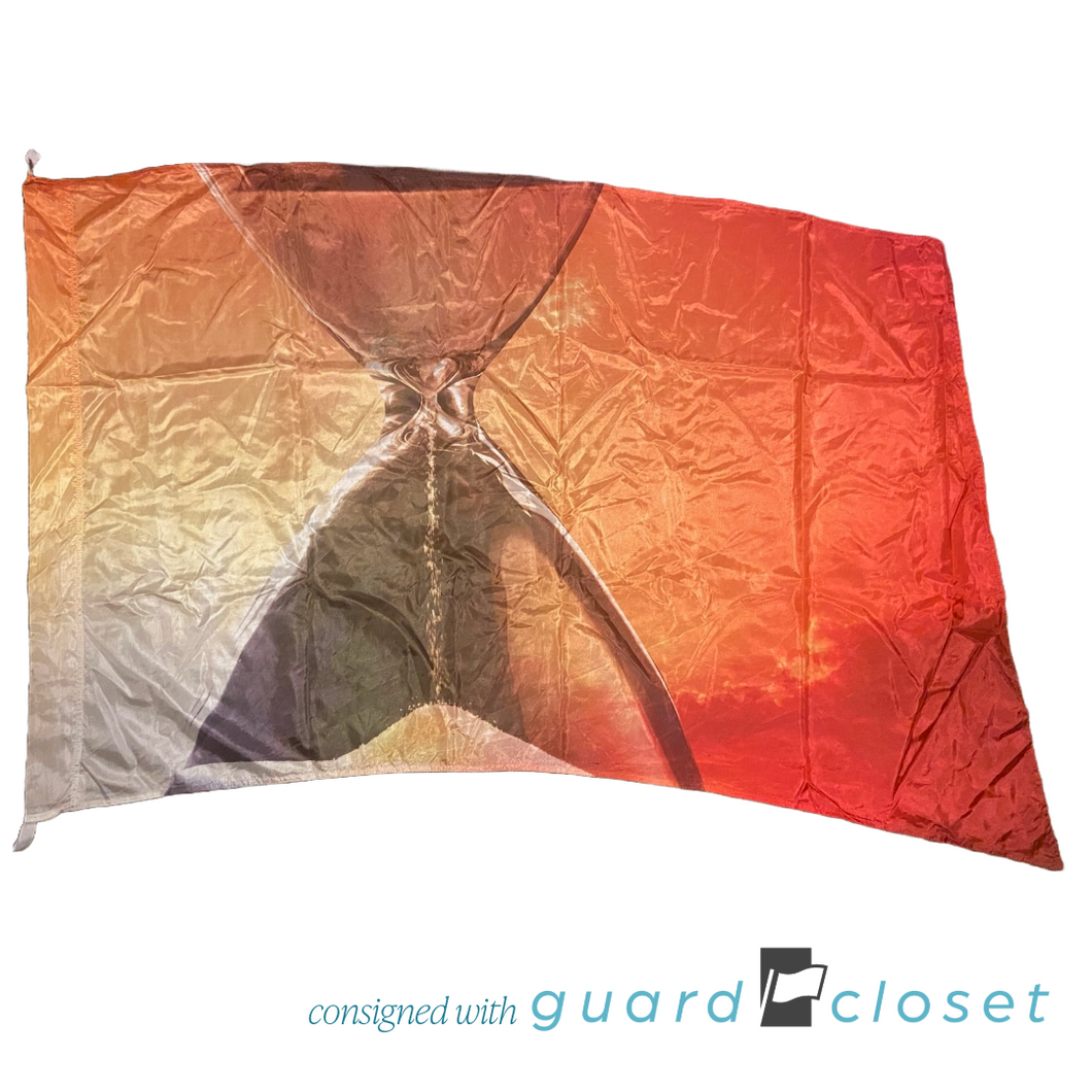 19 Red Orange Hourglass Time Flags by McCormicks