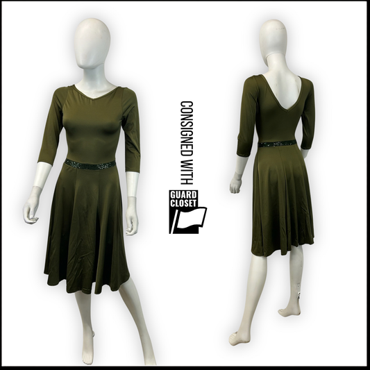 Green dresses with belt | Georgie Girl | Set of 41