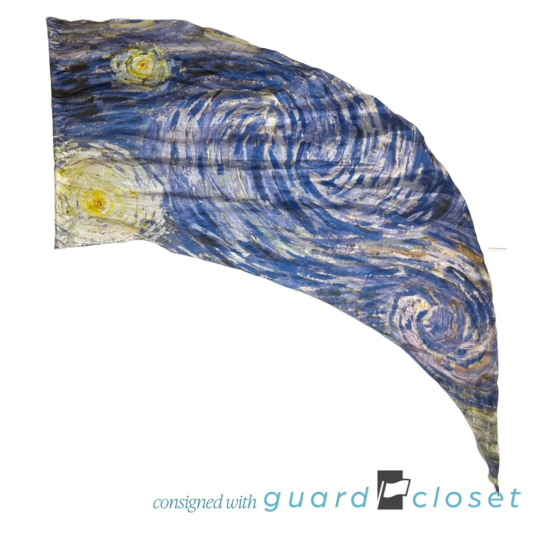 16 Blue Starry Night Vincent Van Gogh Art Painting Swing Flags