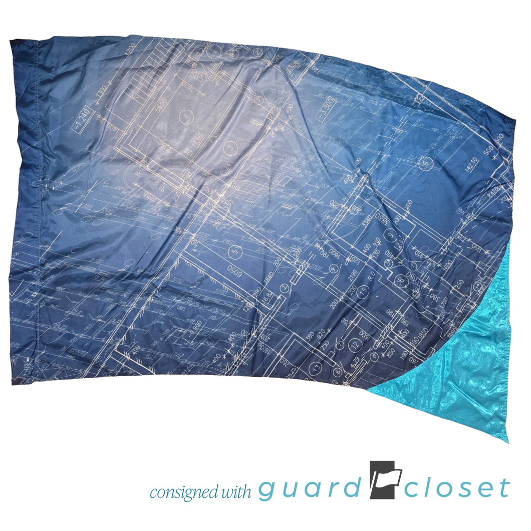 18 Blueprint Flags by R&S Marching Arts