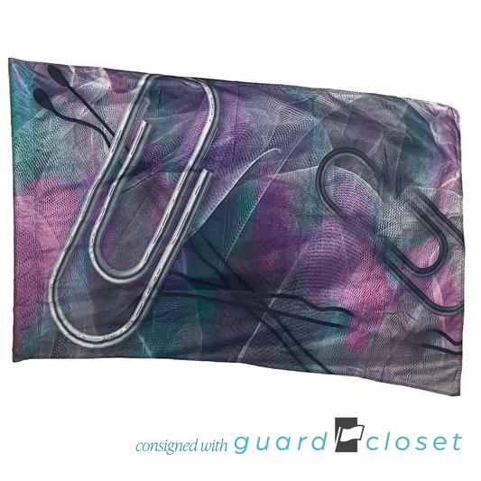 33 Purple Bobby Pin Paperclip Flags by Field & Floor FX