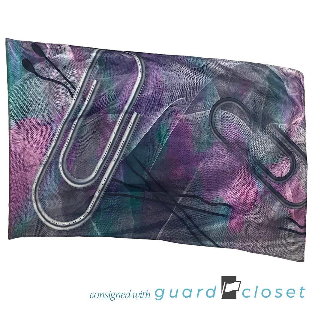 33 Purple Bobby Pin Paperclip Flags by Field & Floor FX