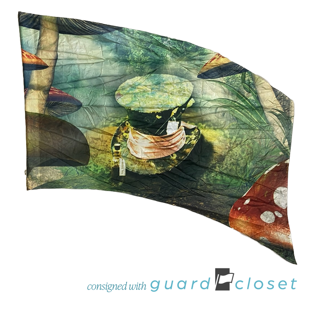 11 Multicolor Mad Hatter Alice In Wonderland Flags