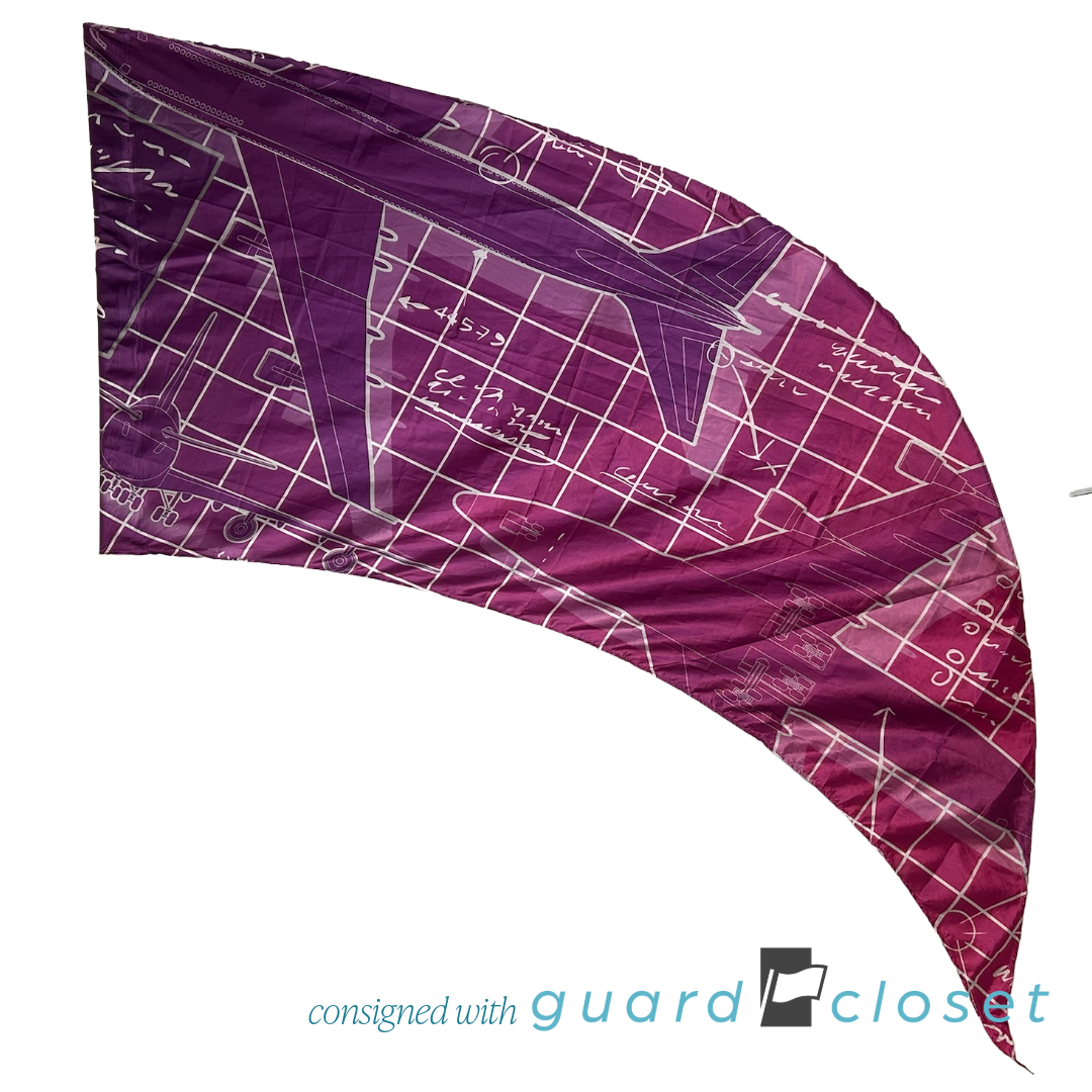 26 Purple Airplane Flight Swing Flags