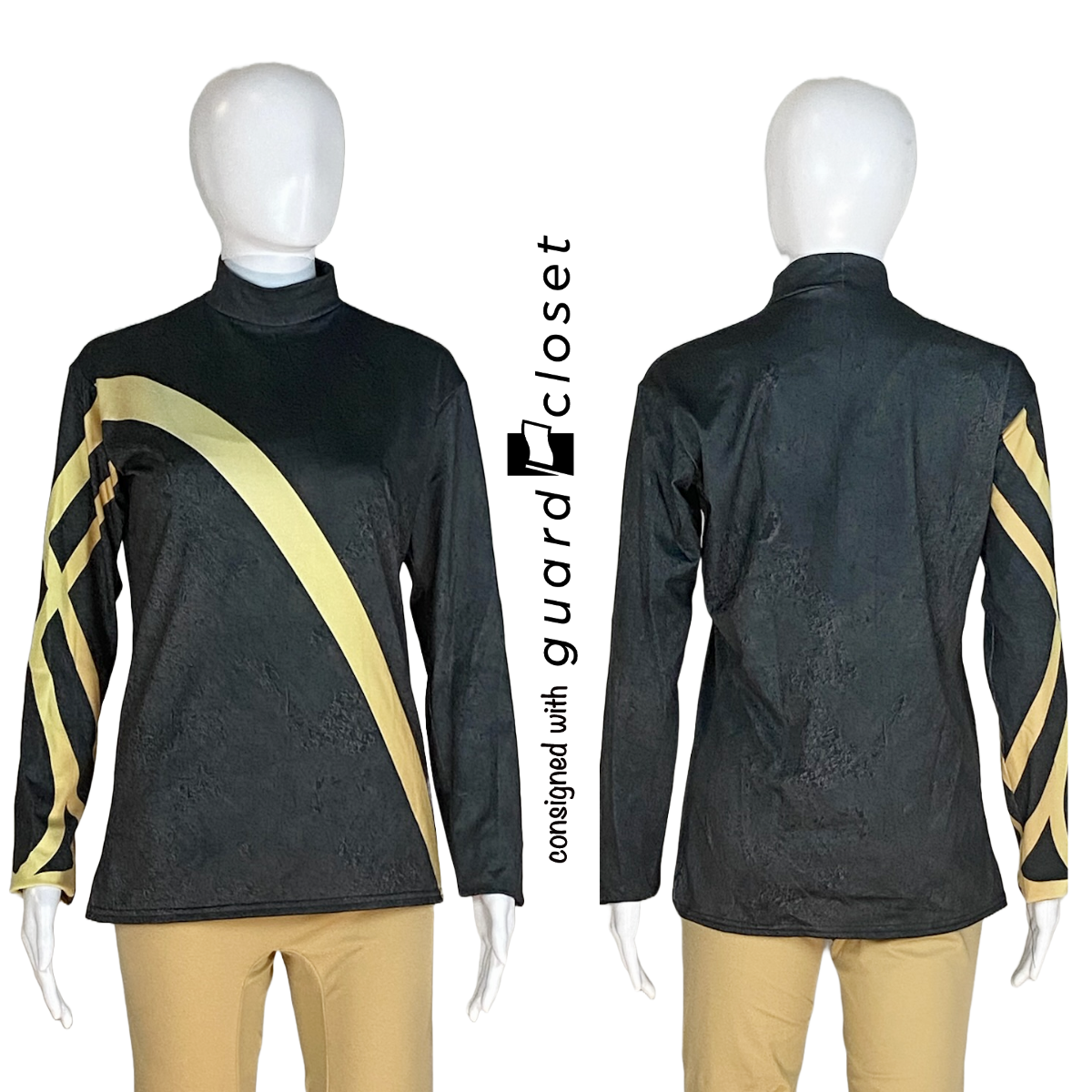 22 Black Yellow Performance Tops by Digital Performance Gear