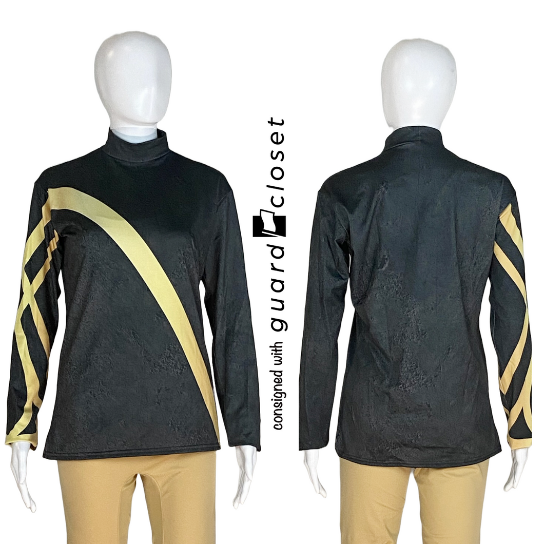 22 Black Yellow Performance Tops by Digital Performance Gear
