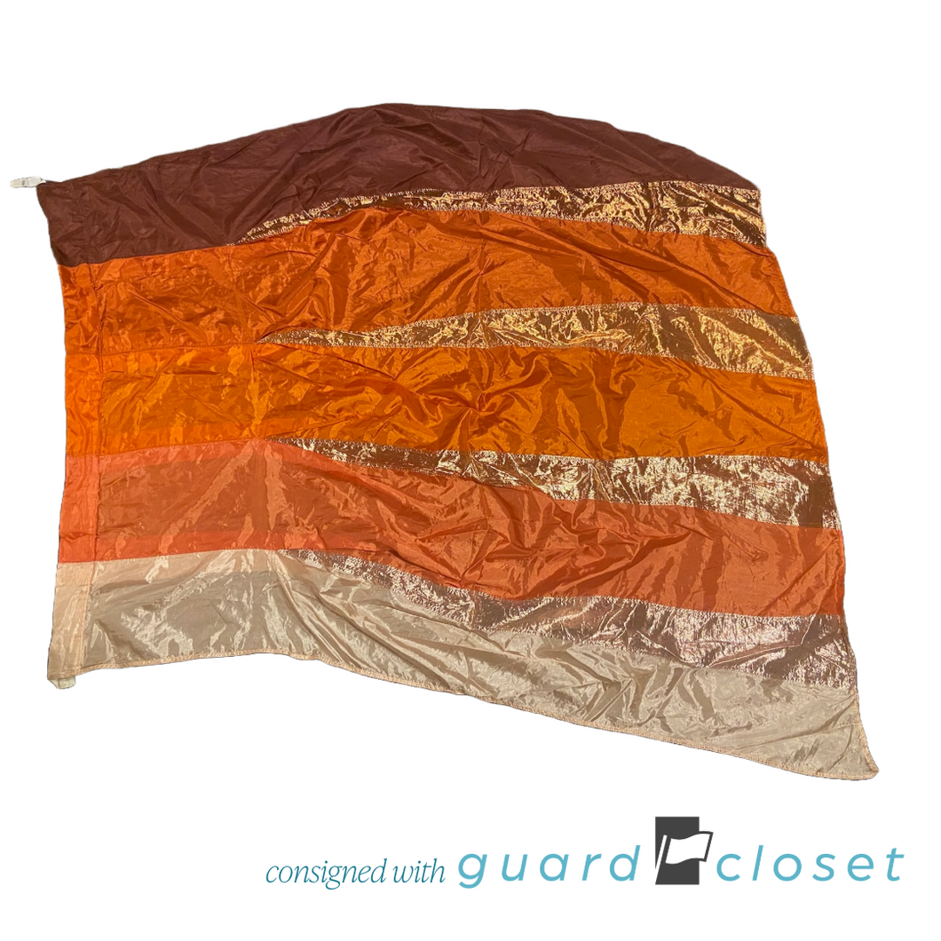 17 Shades of Brown Orange Gold Flags by McCormicks