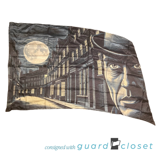 12 Shades of Blue Spy Detective Mystery Flags by Synced Up Designs