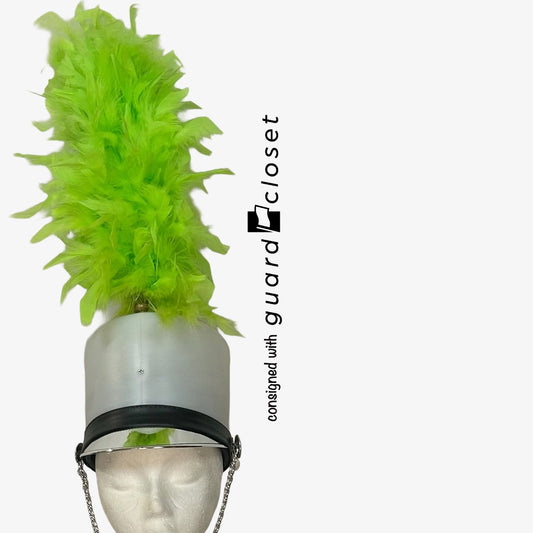 32 Light Green French Upright Plumes