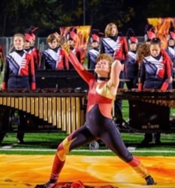 Black Red Orange Gold Fire Unitards + Tops/Bib Pants | Creative Costuming & Designs | Set of 16