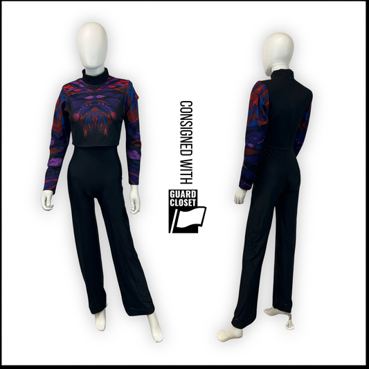 Butterfly design marching band tops | Dance Sophisticates | Set of 81