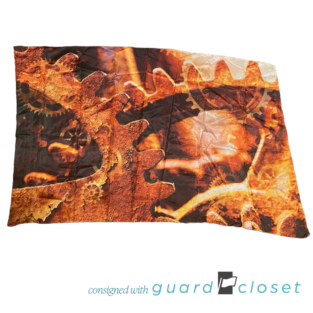 22 Brown Rusty Gears Flags by Field & Floor FX