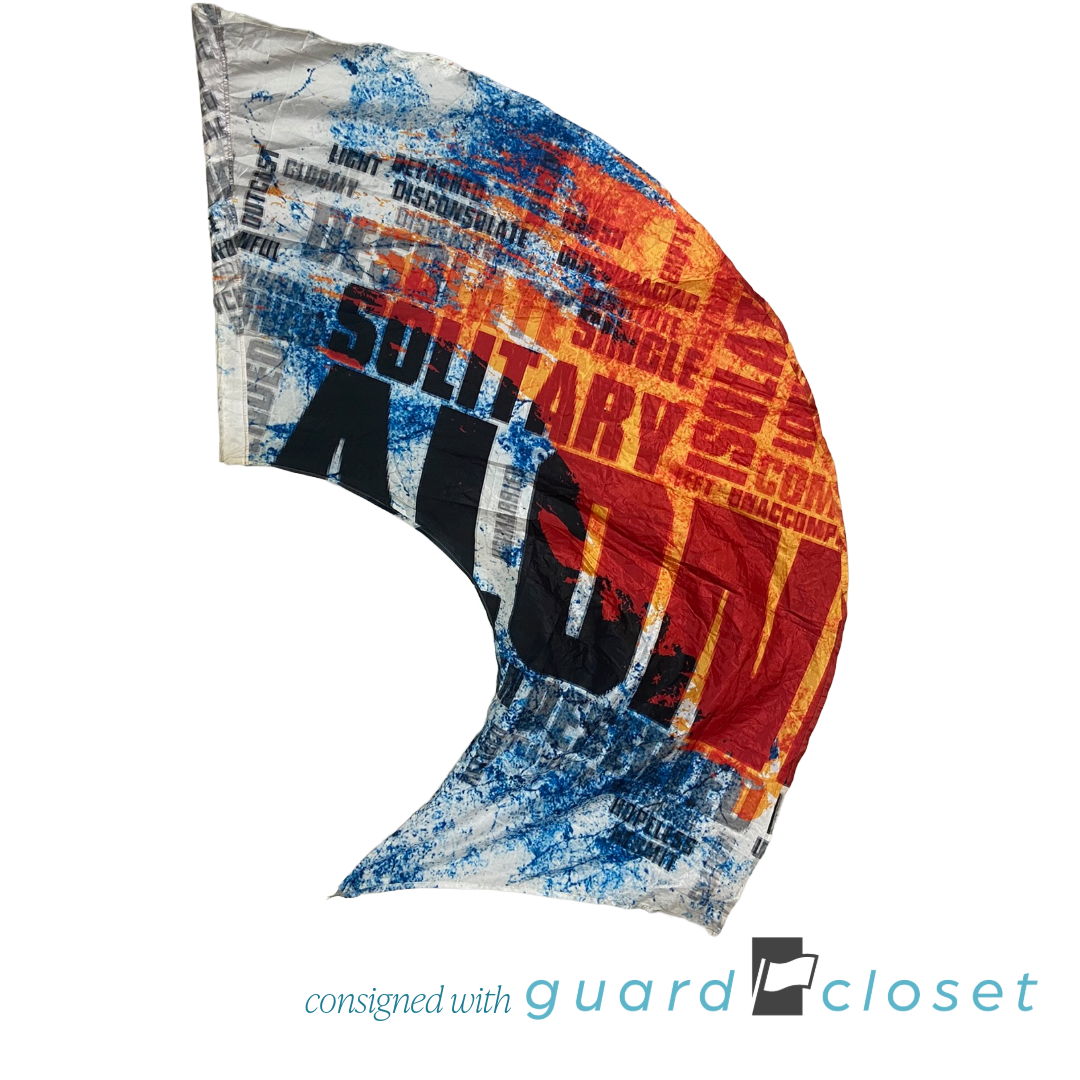 Multi Color Solitary Isolation Swing Flags | guardcloset | Set of 12