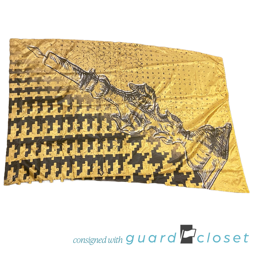 10 Yellow Candlestick Flags