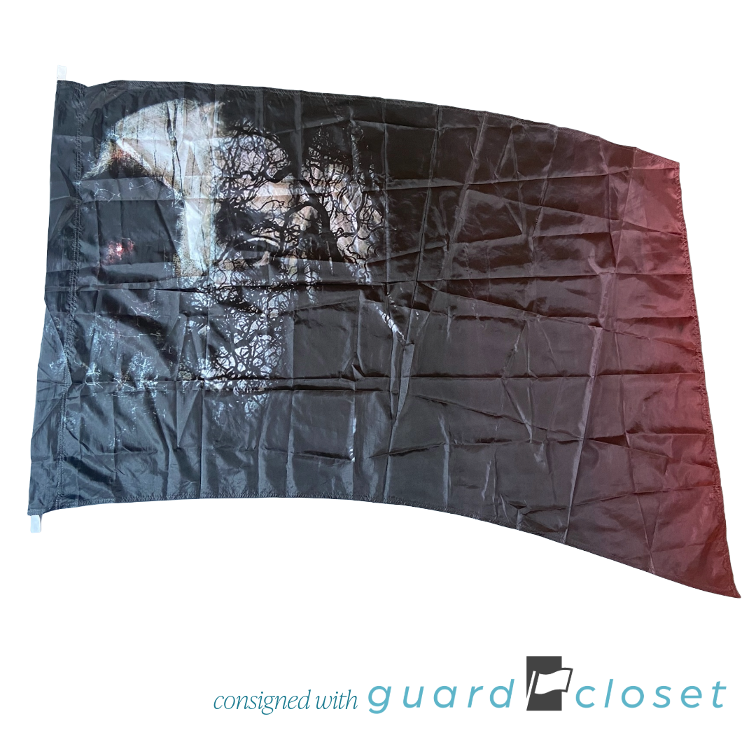 14 Black Maroon Nightmare Scary Flags by McCormicks