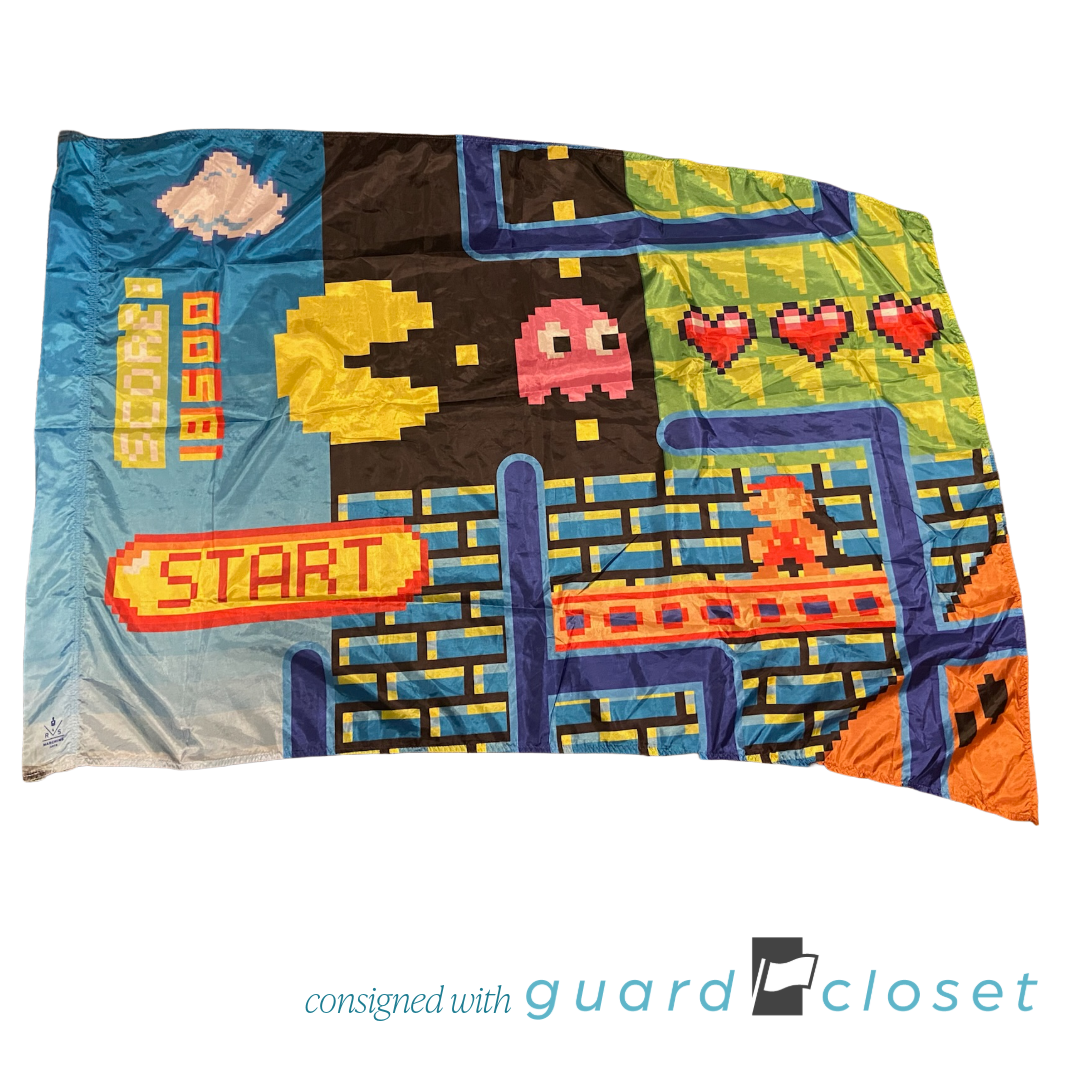 27 Varied Classic Video Game Flags by R&S Marching Arts