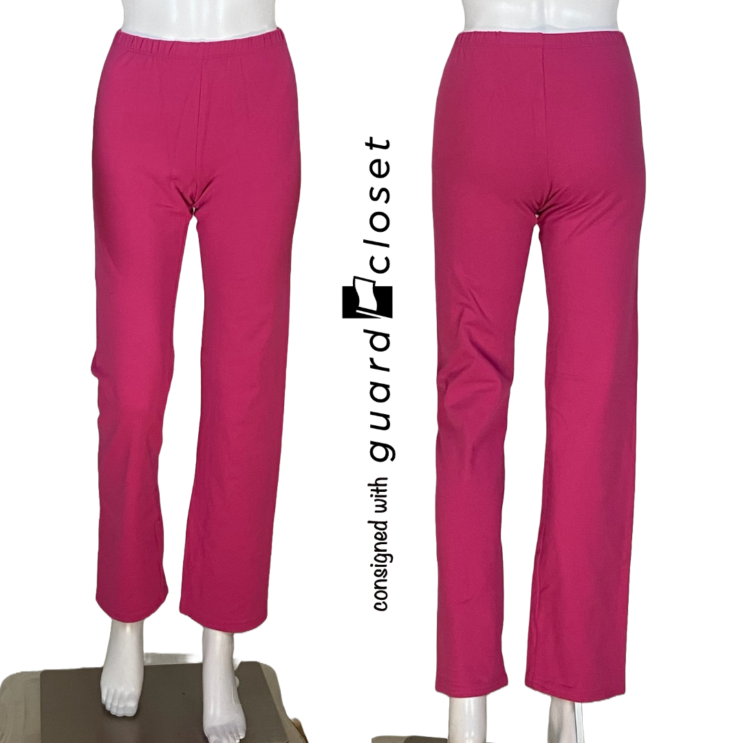 19 Fuschia Drawstring Long Pants by Team Go Figure