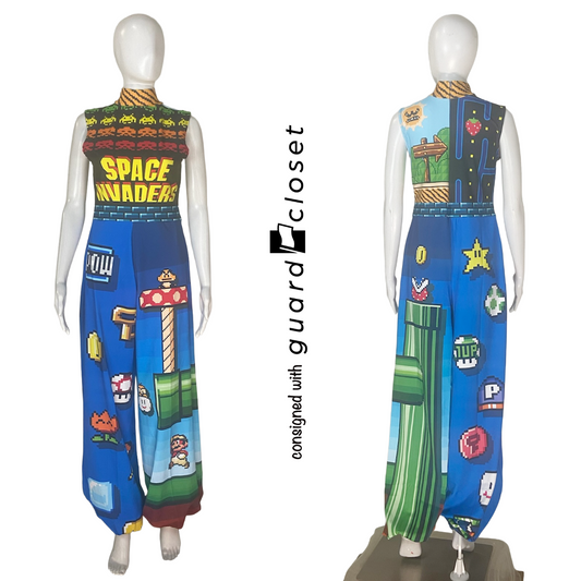 17 Multi Color Classic Video Game Sleeveless Unitards by R&S Marching Arts