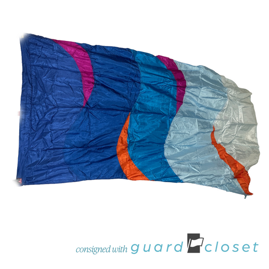 6 Shades of Blue, Orange and Magenta Flags
