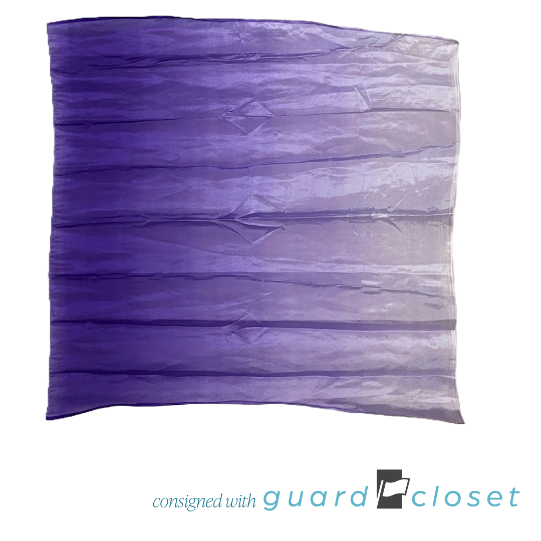 14 Purple Shaded Chiffon Flags