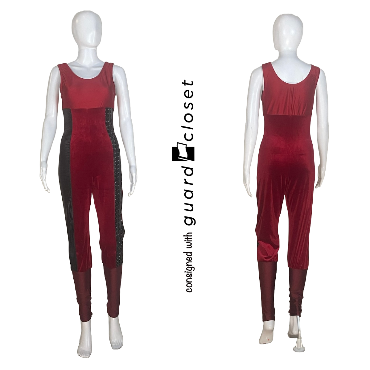 28 Red Black Bib Unitard & Zip Up Jackets by Creative Costuming & Designs