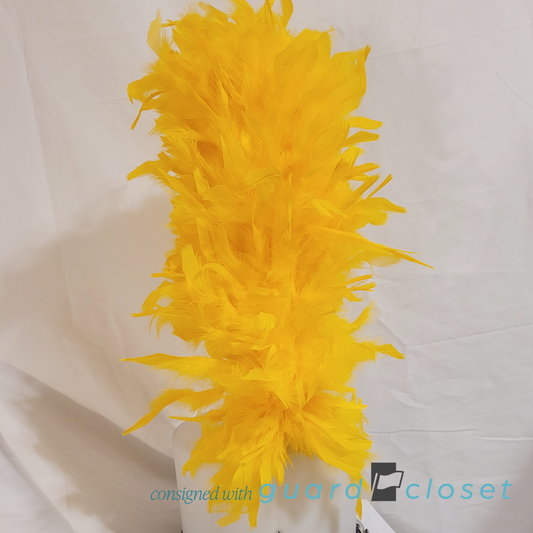 140 Yellow French Upright Plumes