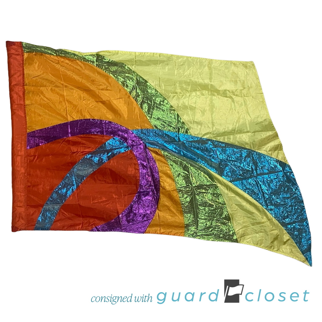 13 Multicolor Rainbow Flags by StylePlus