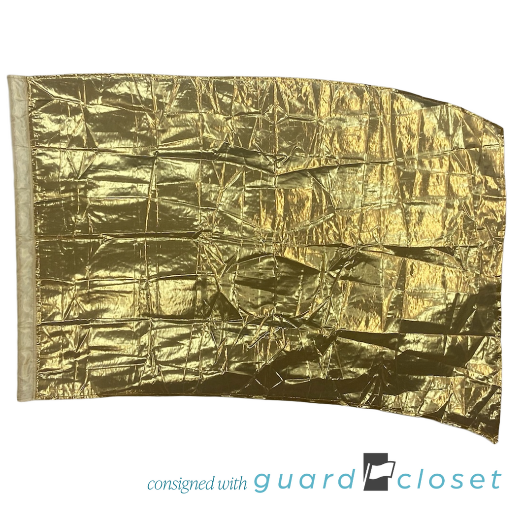12 Solid Gold Flags