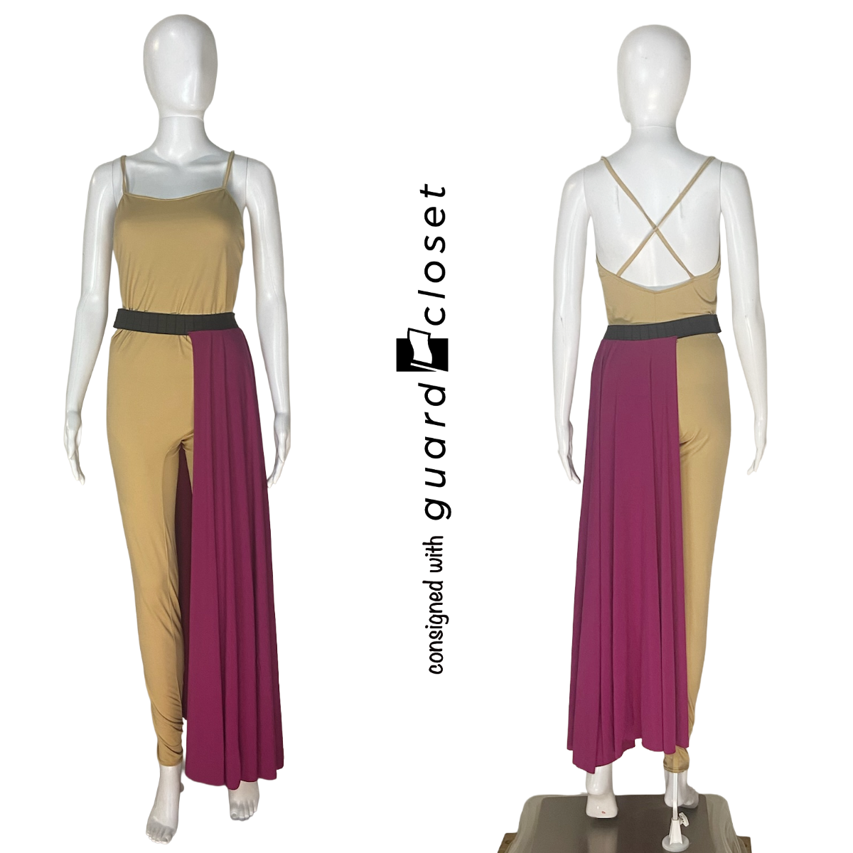 20 Dark Pink Half Skirts by Showday