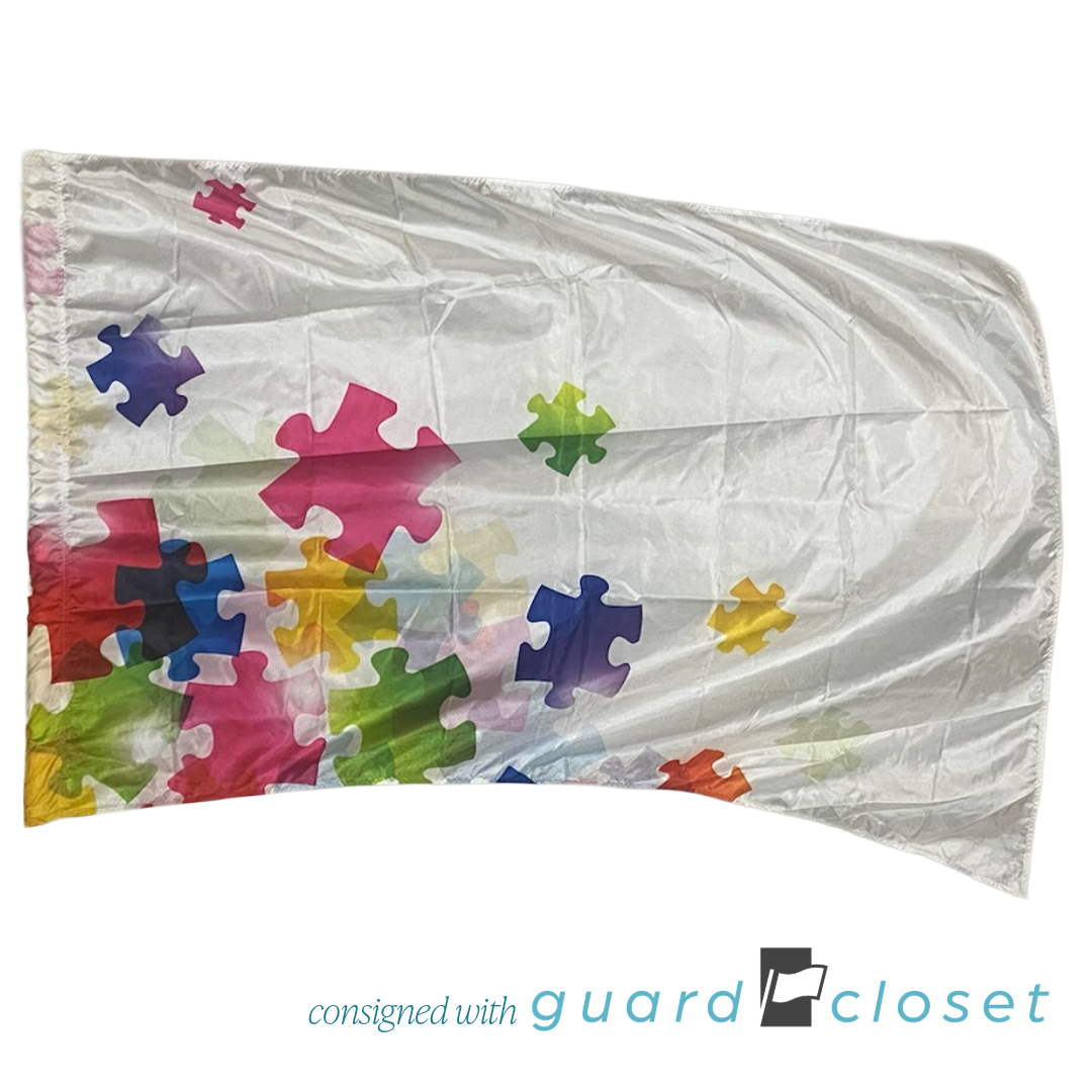 22 Multi Color Jigsaw Puzzle Pieces Flags by McCormicks
