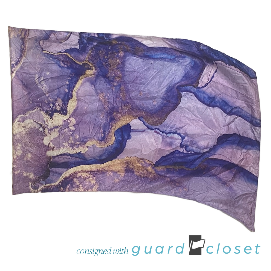 32 Purple Marble Flags by Prop Vinyls