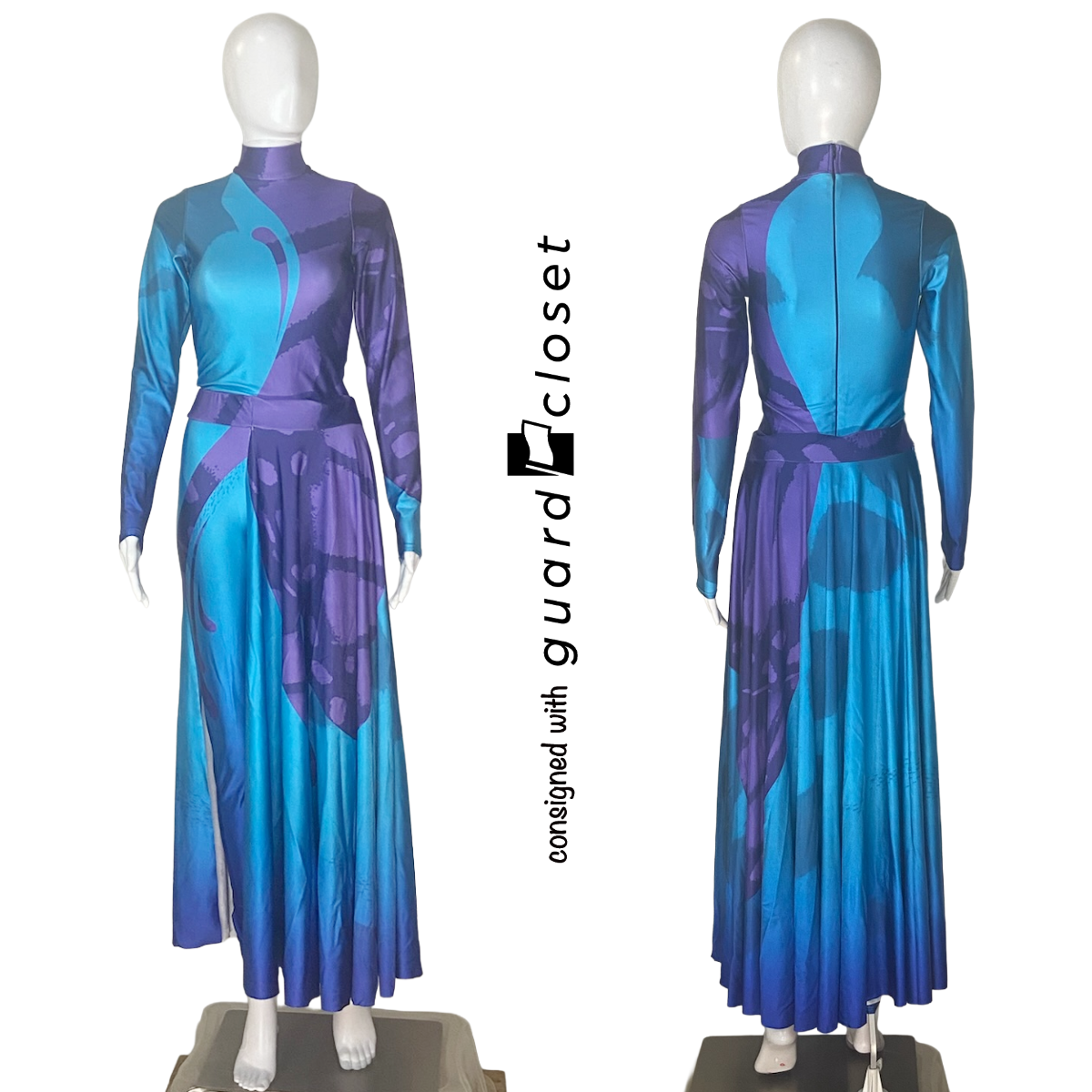 Blue and Purple Butterfly Unitards and Pull on Skirts | McCormicks | Set of 13