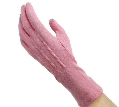 Pink Long-Wristed Cotton Glove by Dinkles