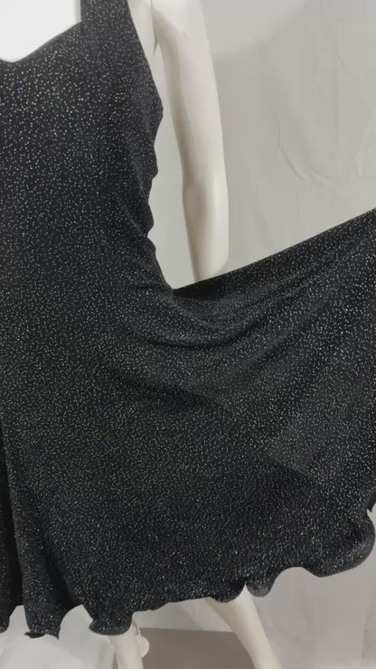 9 Black Halter Swing Dresses